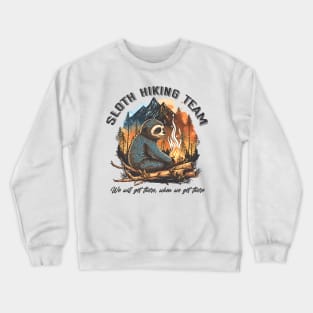 SLOTH HIKING TEAM Crewneck Sweatshirt